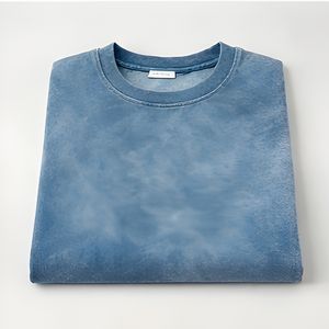 เสื้อยืดโอเวอร์ไซส์สไตล์วินเทจ ผ้าเฟรนช์เทอร์รี่ สโตนวอช 240 GSM ผ้าฝ้ายพรีเมียม แฟชั่นลำลองแนวสตรีท ผู้ผลิตเสื้อยืด - Product Image 2