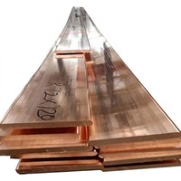 Barre omnibus en cuivre C11000 5mmx100mm à faible teneur en oxygène, durable pour un fonctionnement électrique stable à long terme, système de drainage, toiture