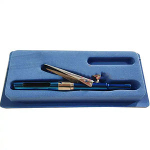 Seringue d'aspiration dentaire Citojet 1,8 ml en acier inoxydable bleu avec revêtement plasma, réutilisable, manuelle, Shuja Surgico - Product Image 2