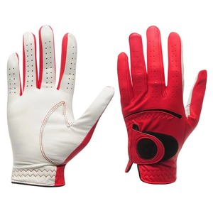 Guante de golf de cuero genuino para mano derecha con agarres para mayor comodidad, antideslizante y de alto rendimiento para adultos - Product Image 1