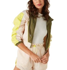 Veste coupe-vent imperméable en tricot avec broderie de logo personnalisé pour femmes, taille plus, pour l'extérieur, avec protection contre le vent et l'eau - Product Image 3