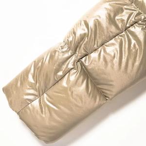 Chaqueta Corta Impermeable de Invierno 2026 con Logotipo Personalizado, Chaqueta Acolchada de Moda para Mujer, Abrigo de Plumón para Mantener el Calor al Aire Libre - Product Image 6