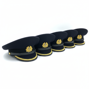 Casquette d'officier best-seller, design personnalisé, prix de gros, casquettes d'officier pour adultes avec broderie personnalisée - Product Image 6