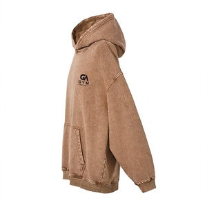 Sudadera con Capucha para Hombre Gym Active, Diseño con Letras, 340 GSM, Logotipo Frontal, Felpa Francesa de Algodón, Sin Forro, Impresión Digital, para Invierno - Product Image 2