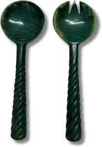 Cuillère à salade jetable faite à la main en résine pour accompagnements et salades, pour la maison et l'hôtellerie, prix de gros en Inde - Product Image 6