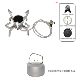 เตาอินฟราเรดแบบแยกส่วนสำหรับตั้งแคมป์ เตาแก๊สแบบพับได้สำหรับเดินทาง พร้อมอุปกรณ์จุดไฟ - Product Image 6