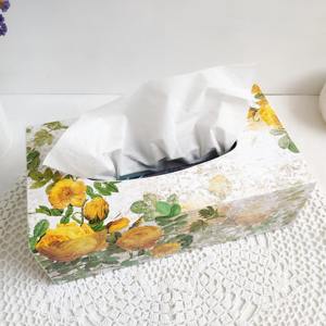 Caja de pañuelos de madera impresa UV de alta calidad para exhibición de marca, soporte de suministro al por mayor - Product Image 2