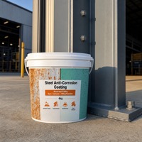 Imprimación Protectora Ecológica Impermeable Antioxidante de Bajo VOC para Acero de Construcción, Puertas, Ventanas y Marcos 1K Moisture Guard