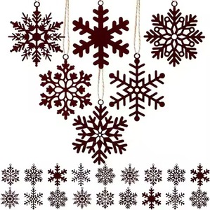 Adorno Navideño Metálico Hecho a Mano, Accesorio Decorativo para Árbol, para Exhibiciones de Temporada - Product Image 5