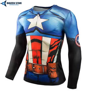 ProFit T-shirt de compression à manches longues UPF50+ pour entraînement, gym, MMA, athlètes, anti-transpiration, haut de sport - Product Image 5