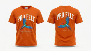 T-shirt décontracté d'été à manches courtes, col confortable, unisexe, logo personnalisé, 100% coton respirant, coupe ample style hip-hop - Product Image 5