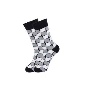 Chaussettes d'intérieur en peluche avec picots antidérapants pour la sécurité et le confort, chaussettes décontractées tissées lisses pour un look élégant - Product Image 2