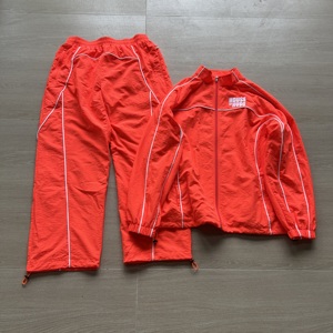 Fabricante de Ropa, Chaqueta Cortavientos de Nailon con Logotipo Personalizado, Chándal con Cierre - Product Image 4