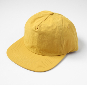 Gorras Trucker de 5 Paneles de Color Sólido, Gorra de Béisbol Ligera Sin Estructura, Amarillo Mostaza, Gorras Trucker Lisas con Visera Plana Personalizables - Product Image 4