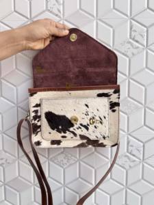 Bolso de Mano de Piel de Vaca Auténtica, Estilo Bohemio, Nuevo y Elegante, con Pelo, Multiusos para Mujer - Product Image 2