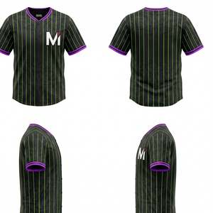 Custom Logo Sublimation Baseball Jersey No Fading Breathable Mesh Fabric Professional <b>Athletic</b> Team Uniforms For Adults - Product Image 6