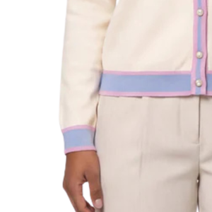 Cardigan brodé Jack and Jill pour femme, pull en maille neutre, boutonné devant, élégant, doux, stylé, décontracté, pièce à superposer - Product Image 2