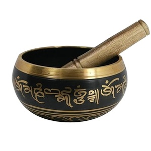 ชุดชามโลหะฝึกสมาธิแบบญี่ปุ่นออกแบบด้วยค้อนทำมือบริสุทธิ์ชุดเล่นโยคะพุทธ - Product Image 1