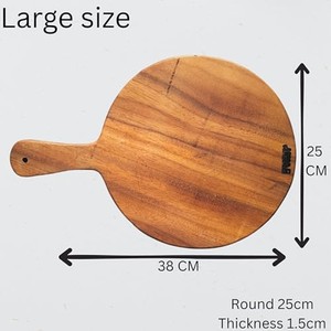 Tabla de servir artesanal de madera de Sheesham, color marrón nogal, venta al por mayor, Moradabad - Product Image 5
