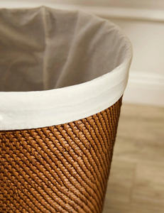 Grand panier de rangement en rotin tressé à la main, organisateur en osier naturel, style minimaliste, personnalisable OEM ODM, fournisseur en gros - Product Image 3