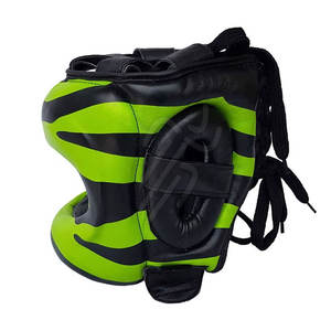 Protège-tête en cuir pour MMA et boxe avec design respirant, options personnalisables - Équipement d'entraînement de haute qualité - Product Image 5