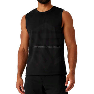 Oem Custom Drop Tank <b>Top</b> Gym Wear Fitness Muscle Vest Workout Bodybuilding Breathable <b>Mens</b> Tank <b>Top</b> Sublimated - Product Image 3