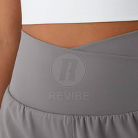 Pantalones Cortos de Mujer de Cintura Alta con Cordón Ajustable, Color Personalizado, Ecológicos, Transpirables, 100% Algodón, Alta Calidad, Nuevo Estilo