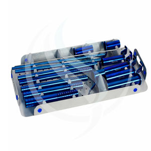 Système d'opérations chirurgicales tubulaire orthopédique en acier inoxydable de qualité allemande, kit de rétraction, boîte de stérilisation haute température pour la colonne vertébrale - Product Image 4