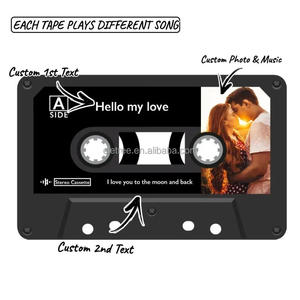 Aimant de réfrigérateur NFC Mixtape en forme de cassette, style vinyle vintage et cassette rétro, avec <span class=keywords><strong>musique</strong></span> Spotify personnalisée - Product Image 4