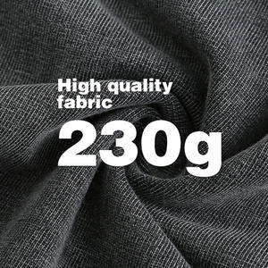 T-shirt vierge en coton tricoté 100% de 220 grammes, manches courtes, respirant, pour usage quotidien, coupe décontractée, effet délavé - Product Image 2