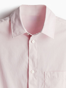 Camisas de Vestir de Franela de Algodón para Hombre al por Mayor - Negras, Corte Relajado, Manga Corta, Teñidas con Hilo, Ecológicas, Transpirables, de Secado Rápido - Product Image 3