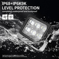 Nouvelle lampe de travail LED 60W Doosan pour véhicule, la plus lumineuse, faisceau de brouillard, faisceau large et faisceau spot, pour extérieur, IP68, pour machine, remorque, exploitation minière, avec support de montage