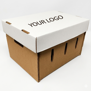 Corrugated <b>Recyclable</b> Paper <b>Box</b> 4mm Corrugated Board with Stamping for E-Commerce Shipping Packaging Solution Custom Wholesale - Product Image 5