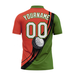 Polos Personalizados para Hombre con Logotipo, Estampado Completo, Ropa de Golf de Manga Corta, Secado Rápido, Ropa Deportiva, Polos de Golf Personalizados para Equipos - Product Image 3