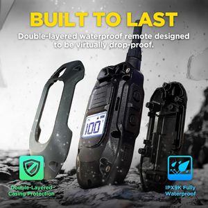 ปลอกคอสุนัข Dogtra 280X รุ่นใหม่ พร้อมรีโมท สำหรับสุนัขน้ำหนักมากกว่า 10 ปอนด์ ระยะควบคุม 1/2 ไมล์ ไฟ LED ควบคุมได้ 100 ระดับ สำหรับสุนัขที่ขี้เกียจ - Product Image 4