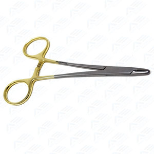 Porte-aiguille manuel Derf Mâchoires dentelées Carbure de tungstène Acier inoxydable Instruments chirurgicaux certifiés CE de haute qualité - Product Image 5