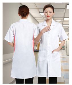 New OEM Custom Unisex Summer Hospital <b>Scrubs</b> Woven Lab Coat Long/Short Sleeve Medical Oral Surgery Cosmetics - Product Image 6