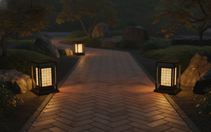 Semi Flush Mount CM Decor Outdoor/Villa/Garden 3500K (Warm White) Garden lights Viet Nam Detachable steel/inox LED Warm White - Product Image 6