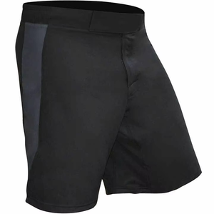 <b>Men</b> <b>Black</b> Quick Dry Spandex Polyester Martial Arts <b>Shorts</b> Regular Fit Adult Size Mixed Martial Arts Wear - Product Image 4