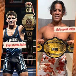 Custom Wrestling Champion <b>Belt</b> Boxing MMA Championship Title <b>Belt</b> Premium Leather <b>Gold</b> Plated Plates OEM Logo Personalized - Product Image 6