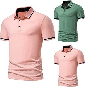 Camisas de Golf para Hombre al por Mayor, Alta Calidad 2026, Tejido Sólido 100% Algodón, Transpirable, Manga Corta, Polos para Hombre - Product Image 4