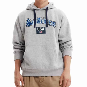 ''SOSH 4 Hoodie'' เสื้อฮู้ดผ้าฟลีซพิมพ์ลายซานอันเดรียสสำหรับผู้ชาย - Product Image 1