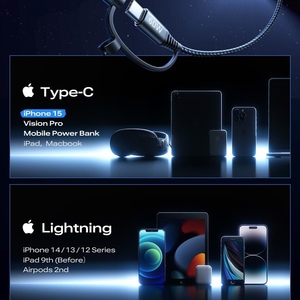 Lisen 48W nhanh chóng sạc xe hơi với 2in1 <span class=keywords><strong>USB</strong></span> C để <span class=keywords><strong>L</strong></span> Cáp Thuốc <span class=keywords><strong>l</strong></span>á nhẹ hơn <span class=keywords><strong>Adapter</strong></span> cho iPhone 16 15 14 13 12 - Product Image 4