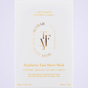 แผ่นมาส์กหน้าไฮยาลูรอน แทปอมิ ไฮยาลูรอน แทม ชีท มาส์ก 10 แผ่น ผลิตในเกาหลี ด้วยกรดไฮยาลูโรนิก สำหรับการดูแลผิวแบบเกาหลี (K-Beauty) - Product Image 1