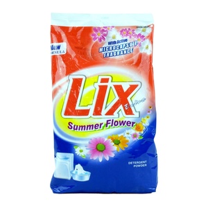 LIX ผงซักฟอกน้ำหอมกลิ่นเมจิกสำหรับเสื้อผ้าและเครื่องแต่งกายที่เหมาะสมผงซักฟอกกลิ่นมะนาวดอกไม้ปรับแต่งได้ตามต้องการ