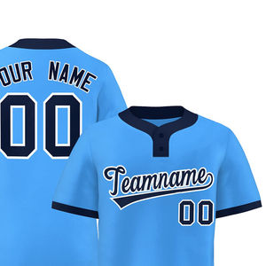 Maillot de baseball unisexe personnalisé de haute qualité, respirant, grande taille, imprimé par sublimation, vêtements de sport, couleurs personnalisées, séchage rapide - Product Image 4