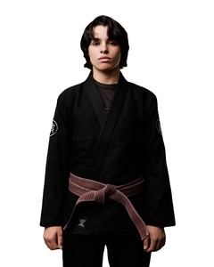 Kimono de Jiu Jitsu Brasileño BJJ de Alta Calidad, 450 Gsm, para Adultos, Color Blanco, 100% Algodón Elástico, Duradero, de Secado Rápido, con Logotipo Personalizado - Product Image 3