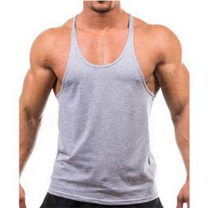 Nouveaux hommes Gym Singlet débardeur séchage rapide XL Fitness chemise d'entraînement Sport Style coton avec couleur unie Polyester impression décoration - Product Image 4