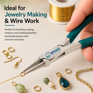 Alicates Profesionales de Punta Redonda para Joyería, Herramienta de Precisión para Doblar y Formar Lazos en Alambre, para Fabricación de Joyas - Product Image 3