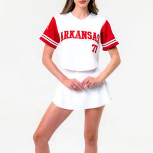 Nouveau maillot de baseball d'été classique pour hommes et femmes avec logo personnalisé et bouton des sports du monde américain - Product Image 1